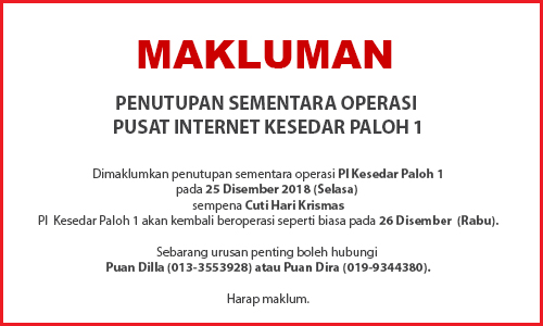 NOTIS PENUTUPAN PI 25dis