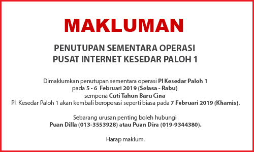 NOTIS PENUTUPAN PI5 612019