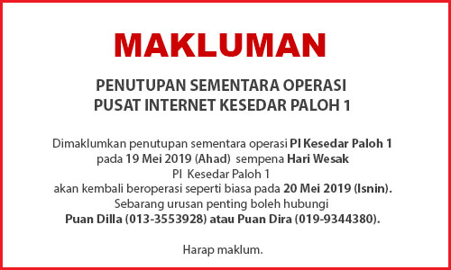 NOTIS PENUTUPAN PI 19meiwesak