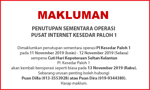 NOTIS PENUTUPAN PI 11nov2019