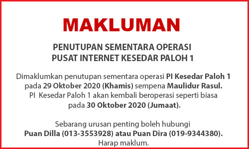 NOTIS PENUTUPAN PI maulidur rasul